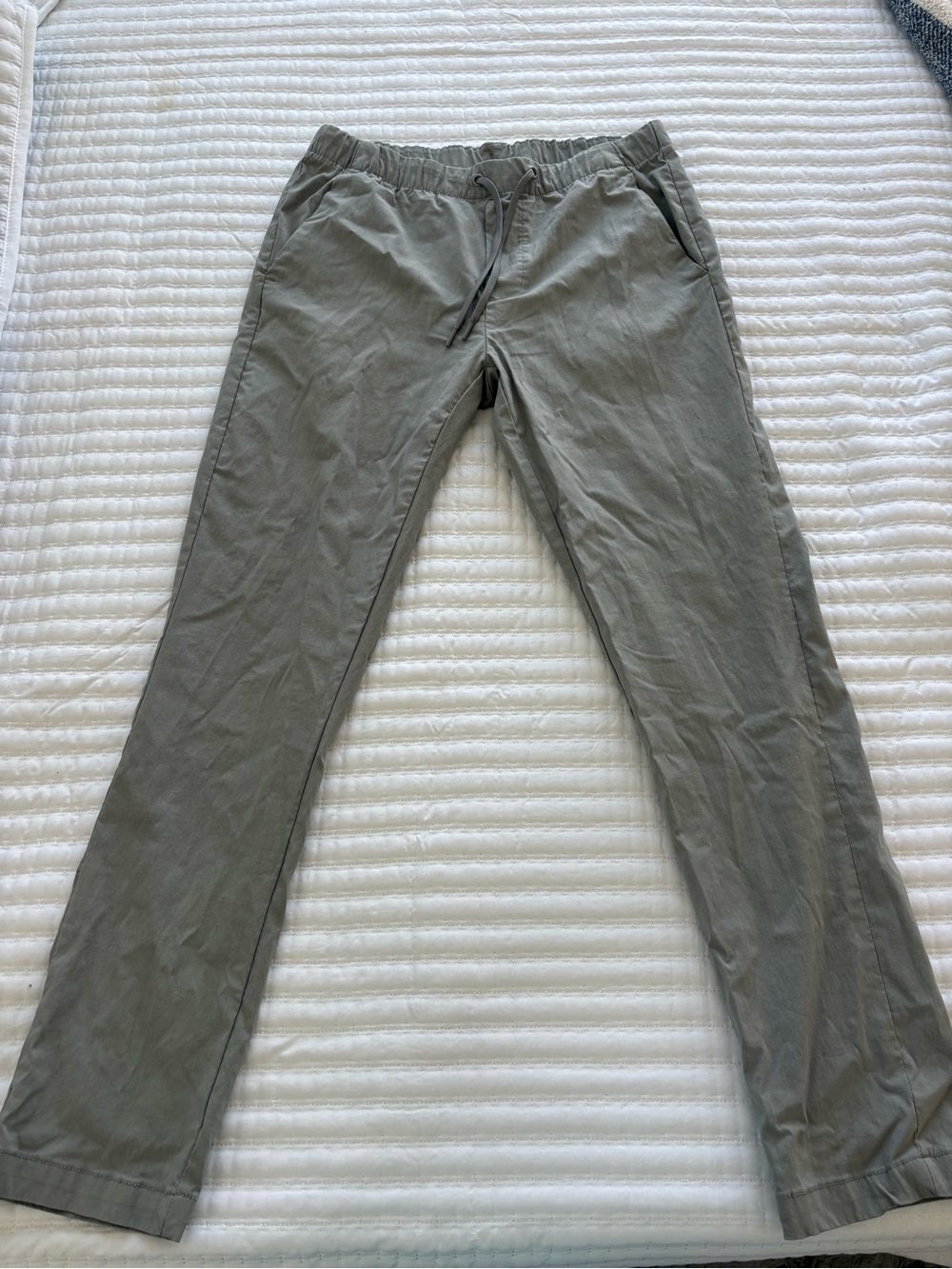 Kids Casual Drawstring Joggers in Olive